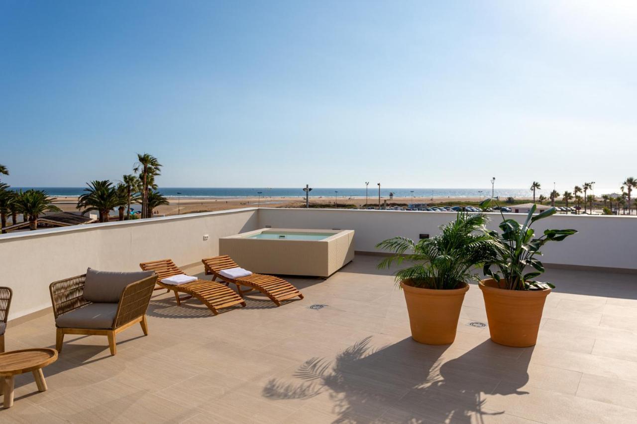 Hotel Apartamentos Hamus Conil De La Frontera Exteriör bild