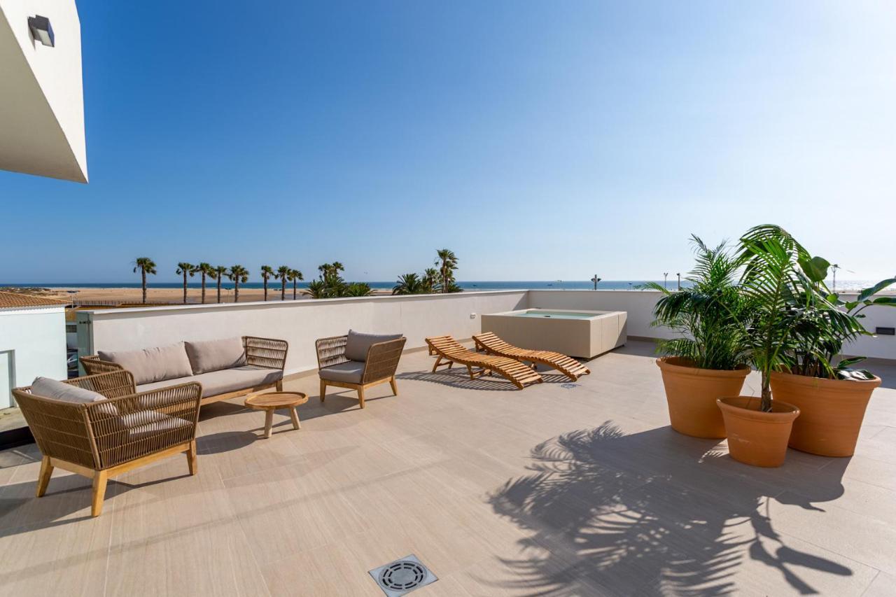 Hotel Apartamentos Hamus Conil De La Frontera Exteriör bild
