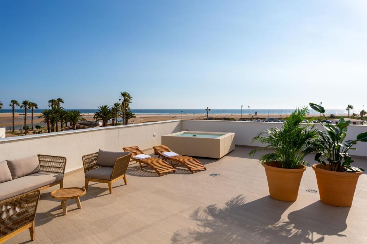 Hotel Apartamentos Hamus Conil De La Frontera Exteriör bild